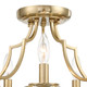 Cedar Five Light Semi Flush Mount (5930-VG-CL-MWP)