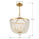 Rylee Four Light Chandelier (604-GA)