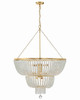 Crystorama - 612-GA - 12 Light Chandelier - Rylee - Antique Gold
