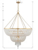 Rylee 15 Light Chandelier (614-GA)