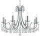 Crystorama - 6828-CH-CL-MWP - Eight Light Chandelier - Othello - Polished Chrome