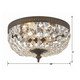 Waltham Two Light Flush Mount (710-EB-CL-MWP)