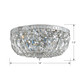 Waltham Three Light Flush Mount (714-CH-CL-SAQ)