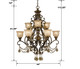 Norwalk Nine Light Chandelier (7509-BU-GT-MWP) Norwalk Nine Light Chandelier (7509-BU-GT-MWP)