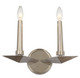 Crystorama - 7592-PN - Two Light Wall Sconce - Palmer - Polished Nickel