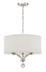 Crystorama - 8005-PN - Three Light Mini Chandelier - Mirage - Polished Nickel