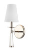 Crystorama - 8861-PN - One Light Wall Sconce - Baxter - Polished Nickel