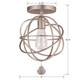 Solaris One Light Semi Flush Mount (9220-OS_CEILING)