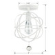Solaris One Light Semi Flush Mount (9220-WW_CEILING)