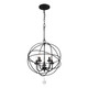Solaris Five Light Mini Chandelier (9224-BK)