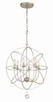 Crystorama - 9226-OS - Six Light Chandelier - Solaris - Olde Silver