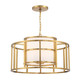 Crystorama - 9595-LG - Five Light Chandelier - Hulton - Luxe Gold