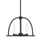 Abbott Three Light Chandelier (ABB-3003-BK)