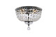 Elegant Lighting - V2528F14BK/RC - Four Light Flush Mount - Tranquil - Black