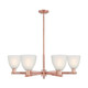 Innovations - 716-6CR-AC-G381 - Six Light Chandelier - Arcadia - Antique Copper