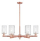 Innovations - 716-6CR-AC-G802 - Six Light Chandelier - Arcadia - Antique Copper