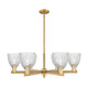 Innovations - 716-6CR-BB-G382 - Six Light Chandelier - Arcadia - Brushed Brass