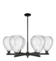 Innovations - 716-6CR-BK-G372 - Six Light Chandelier - Arcadia - Matte Black