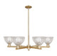 Innovations - 716-6CR-CB-G422 - Six Light Chandelier - Arcadia - Champagne Bronze