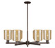 Innovations - 716-6CR-OB-G116 - Six Light Chandelier - Arcadia - Oil Rubbed Bronze