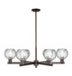 Innovations - 716-6CR-OB-G1215-6 - Six Light Chandelier - Arcadia - Oil Rubbed Bronze