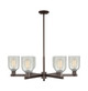 Innovations - 716-6CR-OB-G2511 - Six Light Chandelier - Arcadia - Oil Rubbed Bronze