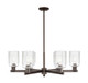 Innovations - 716-6CR-OB-G342 - Six Light Chandelier - Arcadia - Oil Rubbed Bronze