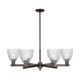 Innovations - 716-6CR-OB-G382 - Six Light Chandelier - Arcadia - Oil Rubbed Bronze
