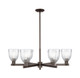 Innovations - 716-6CR-OB-G442 - Six Light Chandelier - Arcadia - Oil Rubbed Bronze