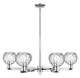 Innovations - 716-6CR-PC-G1215-6 - Six Light Chandelier - Arcadia - Polished Chrome