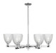 Innovations - 716-6CR-PC-G382 - Six Light Chandelier - Arcadia - Polished Chrome