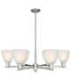 Innovations - 716-6CR-SN-G381 - Six Light Chandelier - Arcadia - Satin Nickel