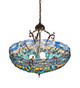 Tiffany Hanging Head Dragonfly Three Light Pendant (286479)