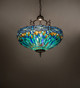 Tiffany Hanging Head Dragonfly Three Light Pendant (286479)