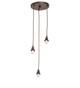 Meyda Tiffany - 287132 - Three Light Pendant Hardware - Pendant Hardware - Mahogany Bronze