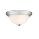 Kipson Two Light Flushmount (4901-BN)
