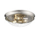 Millennium - 5229-BN - Three Light Flushmount - Belforge - Brushed Nickel