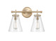 Millennium - 8122-MG - Two Light Vanity - Aliza - Modern Gold