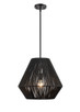 Millennium - 9022-MB - One Light Pendant - Elise - Matte Black