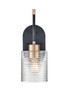 Millennium - 9411-MB/MG - One Light Wall Sconce - Renitta - Matte Black/Modern Gold
