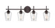 Millennium - 9704-RBZ - Four Light Vanity - Ashford - Rubbed Bronze
