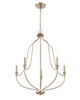 Millennium - 98005-MG - Five Light Chandelier - Senoia - Modern Gold