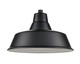 Millennium - RCLWS17-SB - One Light Shade - R Series - Satin Black