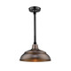 Millennium - RWHS14-NC - One Light Pendant - R Series - Natural Copper