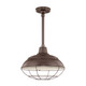 Millennium - RWHS17-ABR - One Light Pendant - R Series - Architectural Bronze