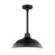 Millennium - RWHS17-SB - One Light Pendant - R Series - Satin Black