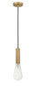 Innovations - 198-1P-BB - One Light Mini Pendant - Auralume - Brushed Brass