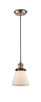 Innovations - 201CBP-ACBK-G61 - One Light Mini Pendant - Franklin Restoration - Antique Copper