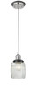 Innovations - 201CBP-PNBK-G302 - One Light Mini Pendant - Franklin Restoration - Polished Nickel