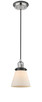 Innovations - 201CBP-PNBK-G61 - One Light Mini Pendant - Franklin Restoration - Polished Nickel